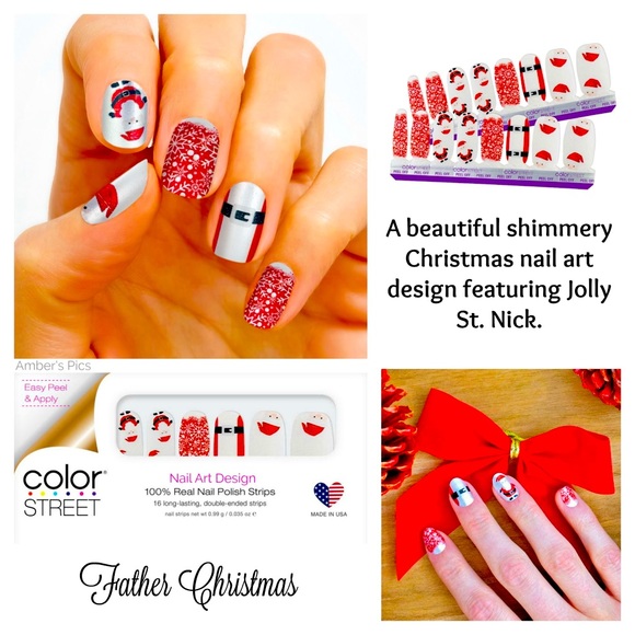 Color Street Retired Father Christmas Set - Picture 1 of 3